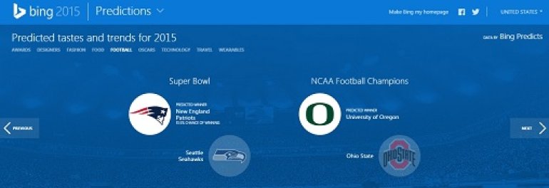 Bing Predictions 2